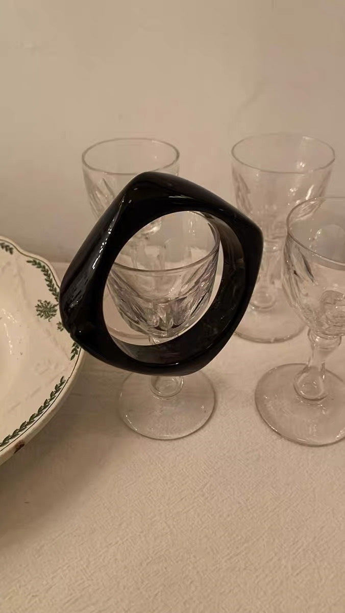 Wholesale Vintage Acrylic Geometric Irregular Ring Resin Bracelet